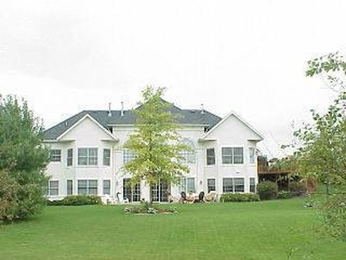 Longwood before renovation — original dated rear elevation